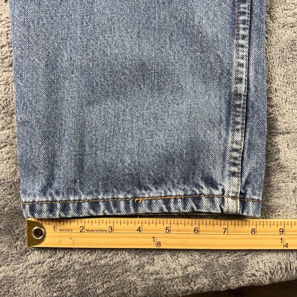 VTG Levis 550 Jeans Men 37x31 Blue Relaxed Fit Tapered Leg Denim Medium Wash Y2K - Picture 9 of 11